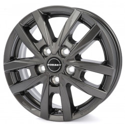 Cerchi in lega Borbet Cw5 6.0x16 Mistral Anthracite Glossy
