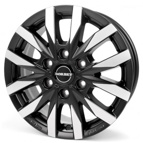 Cerchi in lega Borbet Cw6 6.5x16 Black Polish Matt