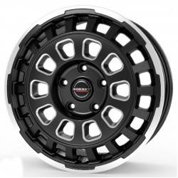 Cerchi in lega Borbet Cw7 7.5x18 Black Rim Window Polished Matt