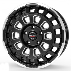 Cerchi in lega Borbet Cw7 8.0x18 Black Rim Window Polished Matt