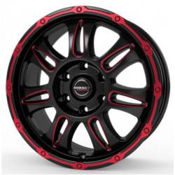 Cerchi in lega Borbet Cw8 8.0x18 Red Rim Window Polished Matt