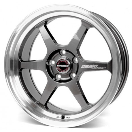 Cerchi in lega Borbet Db8 Gt 8.5x18 Graphite Rim Polish