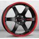 Cerchi in lega Borbet Db8gt2 8.5x19 Black Matt Rim Red