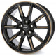 Cerchi in lega Borbet Lx18 8.0x18 Black Glossy Gold Spoke Rim