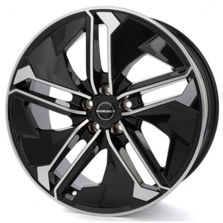Cerchi in lega Borbet Tx 9.0x20 Black Polished Glossy