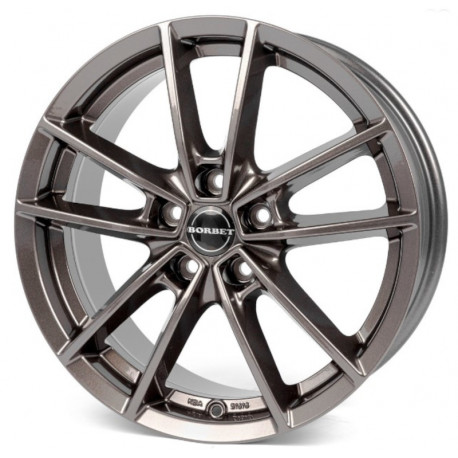 Cerchi in lega Borbet W 8.0x18 Mistral Anthracite Glossy
