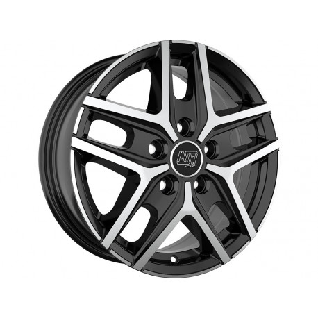 Cerchi in lega Msw 40 VAN 6.5x16 Gloss Black Full Polished