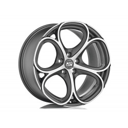 Cerchi in lega Msw 82 9.0x20 Matt Gunmetal Full Polished