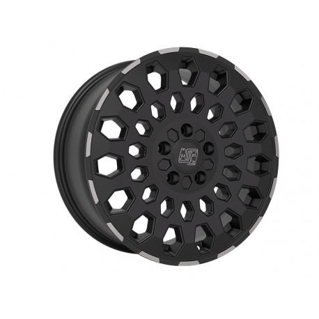 Cerchi in lega Msw 99 Van 8.0x18 Matt Black Lip Polished