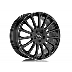 Cerchi in lega Msw 30 7.5x17 Gloss Black Polished Lip