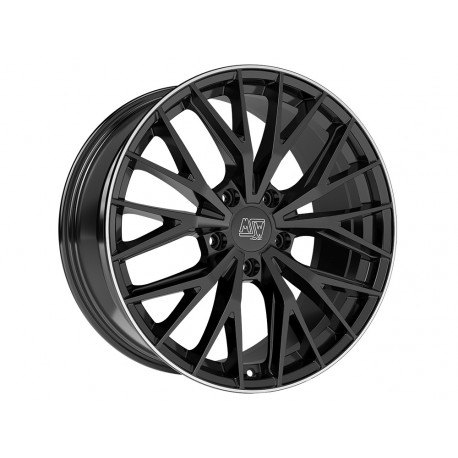 Cerchi in lega Msw 44 8.5x20 Gloss Black Diamond Lip