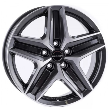 Cerchi in lega Borbet Cwz 7.5x18 Mistral Anthracite Glossy Polished