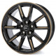 Cerchi in lega Borbet Lx19 8.0x19 Black Glossy Gold Spoke Rim