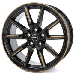 Cerchi in lega Borbet Lx19 8.0x19 Black Glossy Gold Spoke Rim