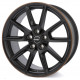 Cerchi in lega Borbet Lx19 8.0x19 Black Matt Rim Copper