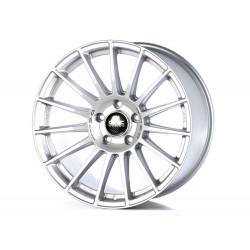 Cerchi in lega OZ Superturismo Dakar 9.5x21 Matt Race Silver Black Lettering