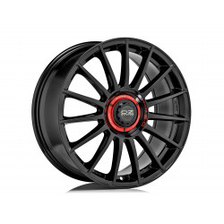 Cerchi in lega OZ Supertur Evoluzione 8.0x18 Gloss Black Red Lettering
