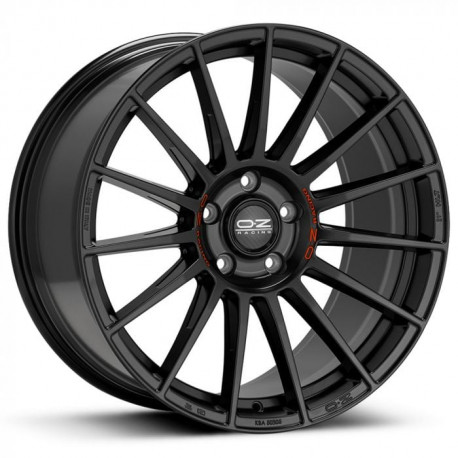 Cerchi in lega OZ Superturismo Dakar 8.5x20 Matt Black Red Lettering
