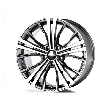 Cerchi in lega OZ Cortina 9.5x20 Matt Dark Graphite Diamond Cut