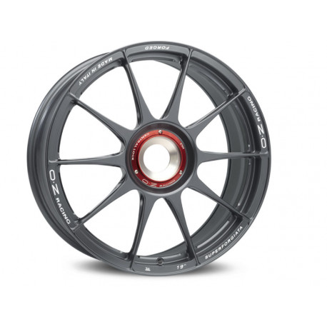 Cerchi in lega OZ Superforgiata Cl 9.5x20 Grigio Corsa Con Scritte Di Fresatura