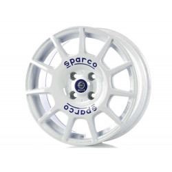 Cerchi in lega Sparco Terra 7.5x17 White Blue Lettering