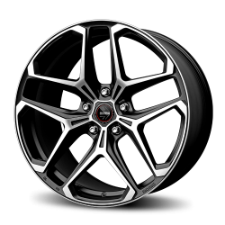Cerchi in lega Momo Rf04 10.0x21 Nero Opaco Diamantato