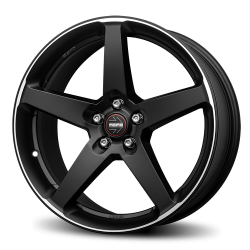 Cerchi in lega Momo Five 8.5x20 Nero Diamantato Opaco