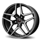 Cerchi in lega Momo Rf06 9.0x20 Nero Diamantato Opaco