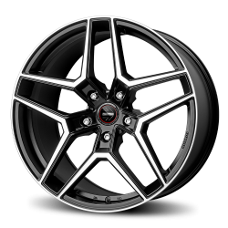Cerchi in lega Momo Rf06 10.0x20 Nero Diamantato Opaco