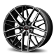 Cerchi in lega Momo Rfx01 10.0x21 Nero Diamantato Opaco