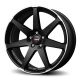 Cerchi in lega Momo Seven 8.5x19 Nero Diamantato Opaco