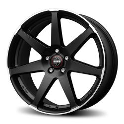 Cerchi in lega Momo Seven 8.5x19 Nero Diamantato Opaco