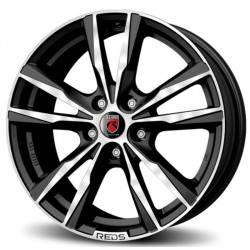 Cerchi in lega Momo K2 Hd 7.5x17 Nero Diamantato Opaco