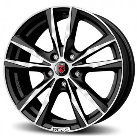 Cerchi in lega Momo K2 Hd 7.5x17 Nero Diamantato Opaco
