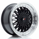 Cerchi in lega Japan Racing Jr9 9.0x18 Gloss Black w/Machined Lip