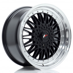 Cerchi in lega Japan Racing Jr9 9.0x18 Gloss Black w/Machined Lip