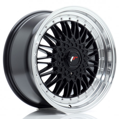 Cerchi in lega Japan Racing Jr9 9.0x18 Gloss Black w/Machined Lip