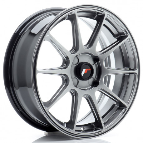 Cerchi in lega Japan Racing Jr11 7.0x17 Hyper Black