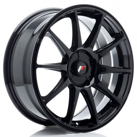Cerchi in lega Japan Racing Jr11 7.5x18 Gloss Black