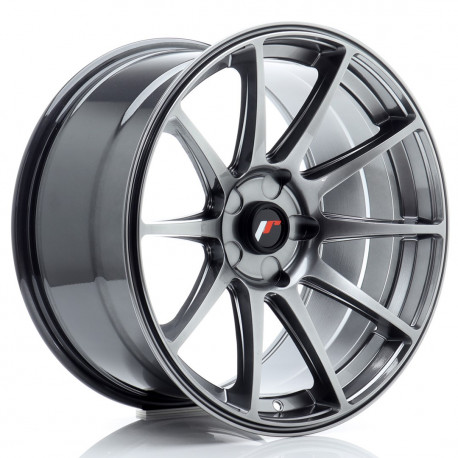 Cerchi in lega Japan Racing Jr11 9.5x18 Hyper Black