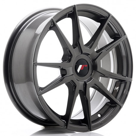 Cerchi in lega Japan Racing Jr21 7.0x17 Hyper Gray