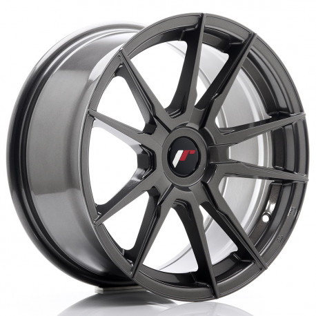 Cerchi in lega Japan Racing Jr21 8.0x17 Hyper Gray