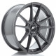 Cerchi in lega Japan Racing Jr21 8.5x18 Hyper Gray