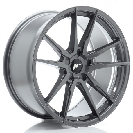 Cerchi in lega Japan Racing Jr21 10.0x20 Hyper Gray