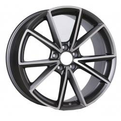 RS4 8.0x18 Matt Gunmetal