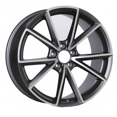RS4 8.0x18 Matt Gunmetal