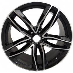 RS6 7.5x17 Black Polished