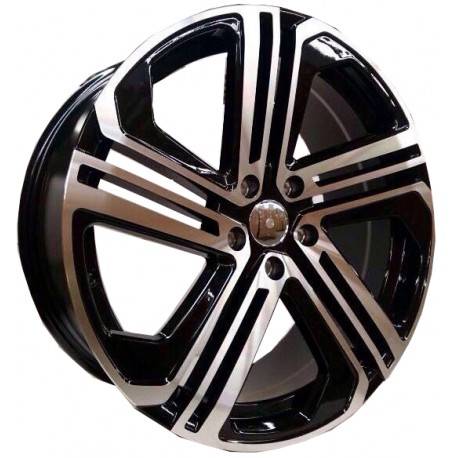 Golf R 400 8.0x18 Black Pol