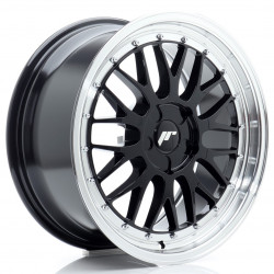 Cerchi in lega Japan Racing Jr23 8.5x18 Gloss Black w/Machined Lip