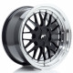 Cerchi in lega Japan Racing Jr23 9.5x18 Gloss Black w/Machined Lip